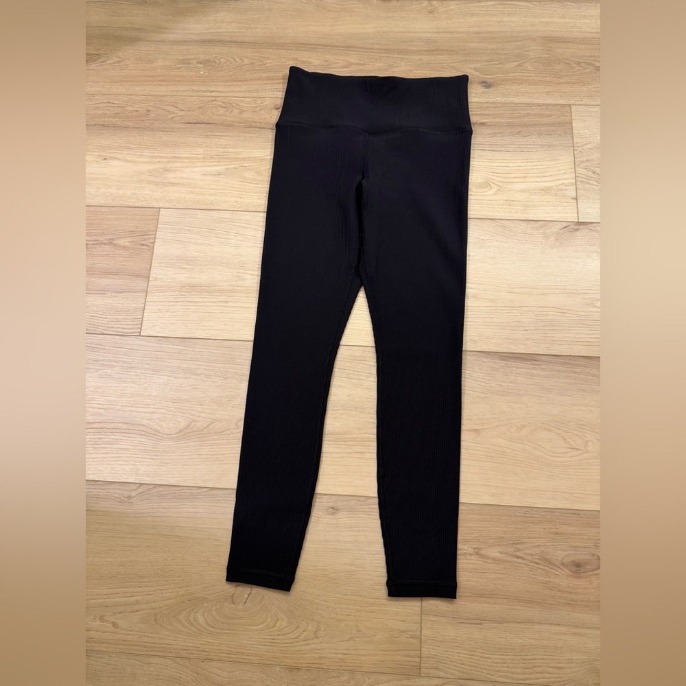 Athleta High rise ribbed elation tight 7/8 - Size Medium